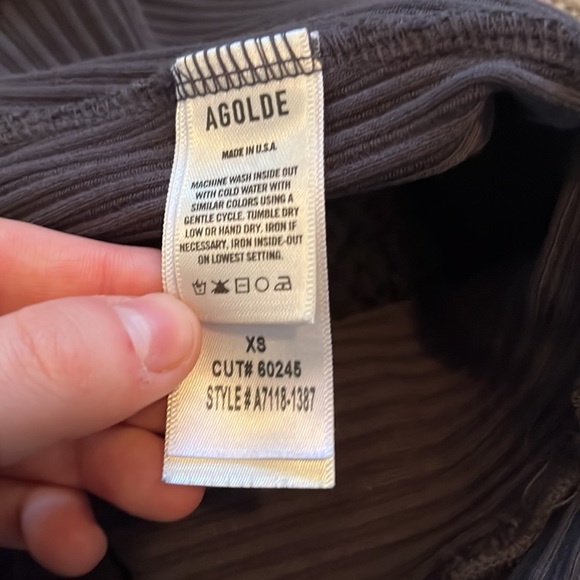 AGOLDE one shoulder bodysuit - Picture 5 of 6